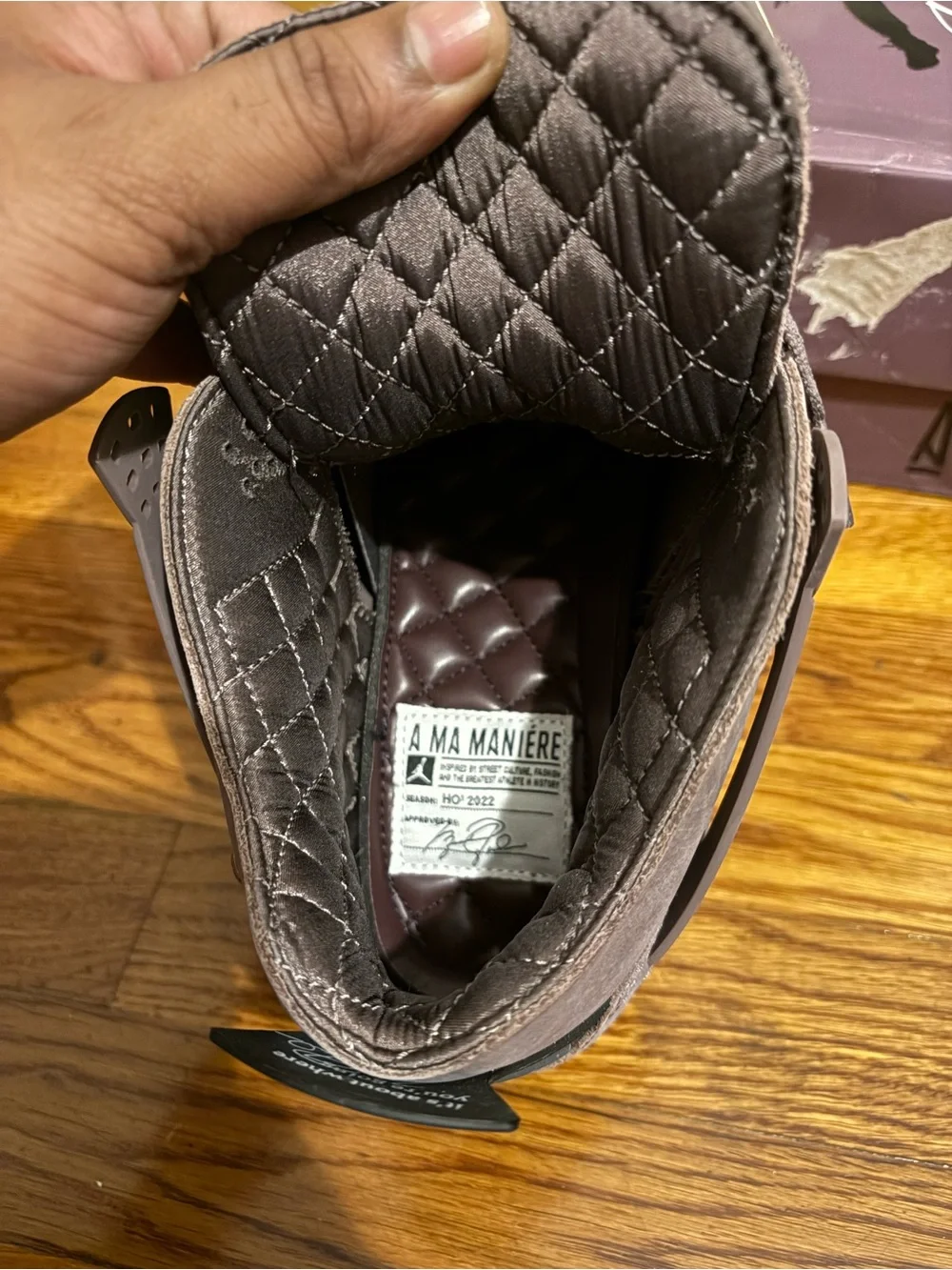 jordan 4 ama maniere size 10.5